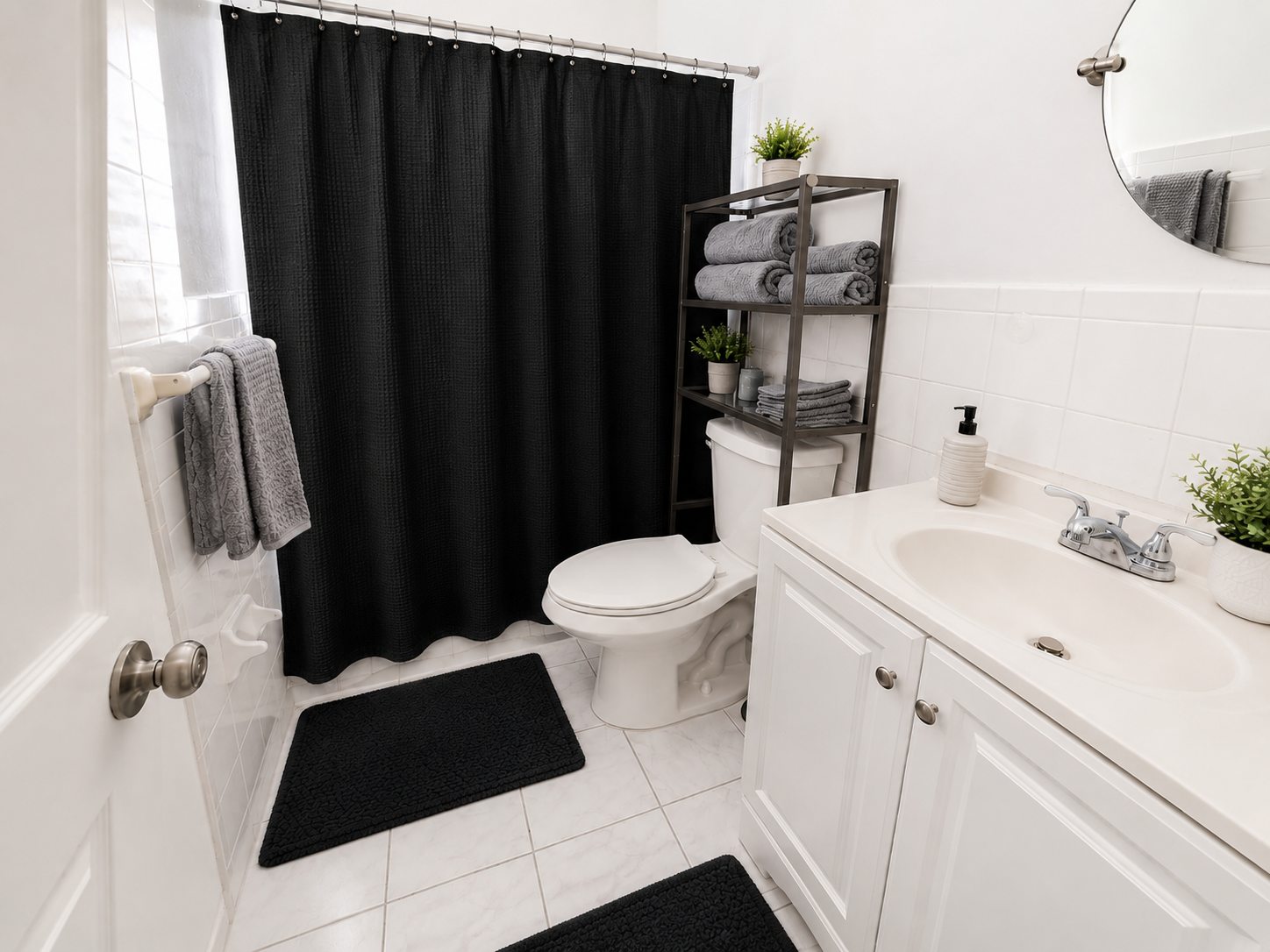 Clean shared bathroom