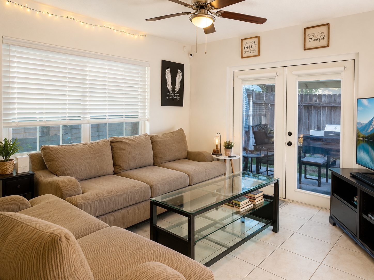 A comfortable, drug- and alcohol-free shared living space in a sober living home